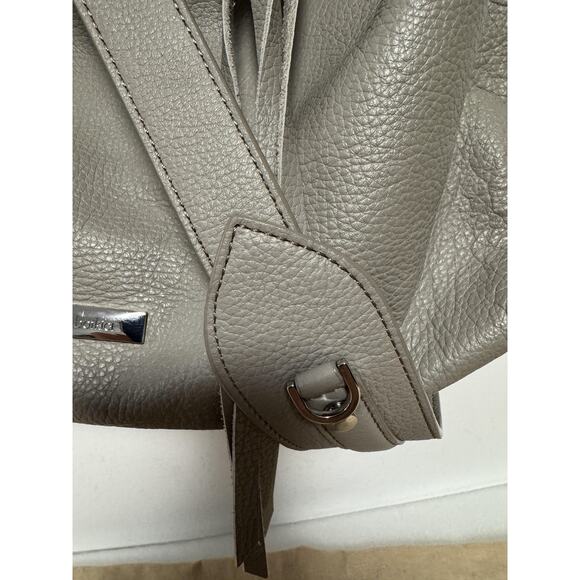 Botkier Shoulder Bag Womens Large Slouchy Hobo Purse Silver Hardware Leather - Picture 4 of 16